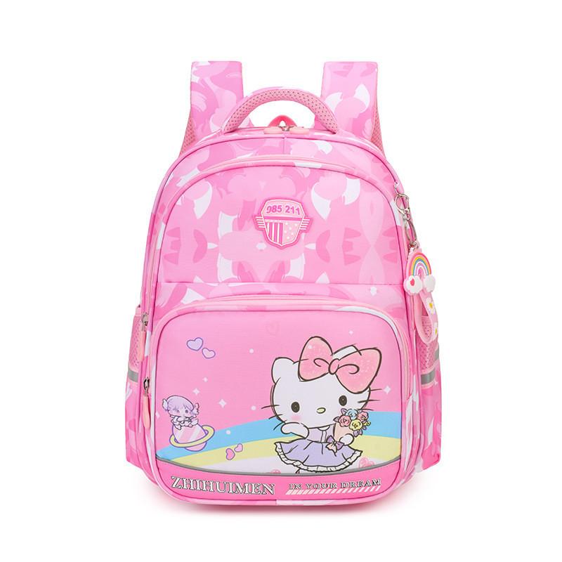 Lightweight Oxford Cloth School Bag For Boys And Girls With Cute Cartoon Design