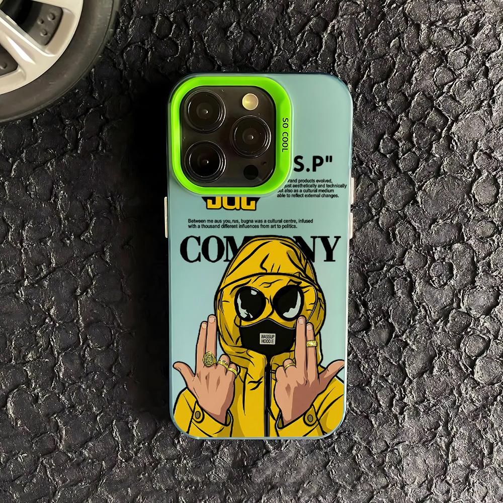 Custodia per Telefono Lusso-C-Cp per IPhone C-ComPanys-luxury-C-Cp 17 16e 16 15 14 13 12 11 Mini Pro Max X XR 8 Air Plus Copertura Posteriore Opaca