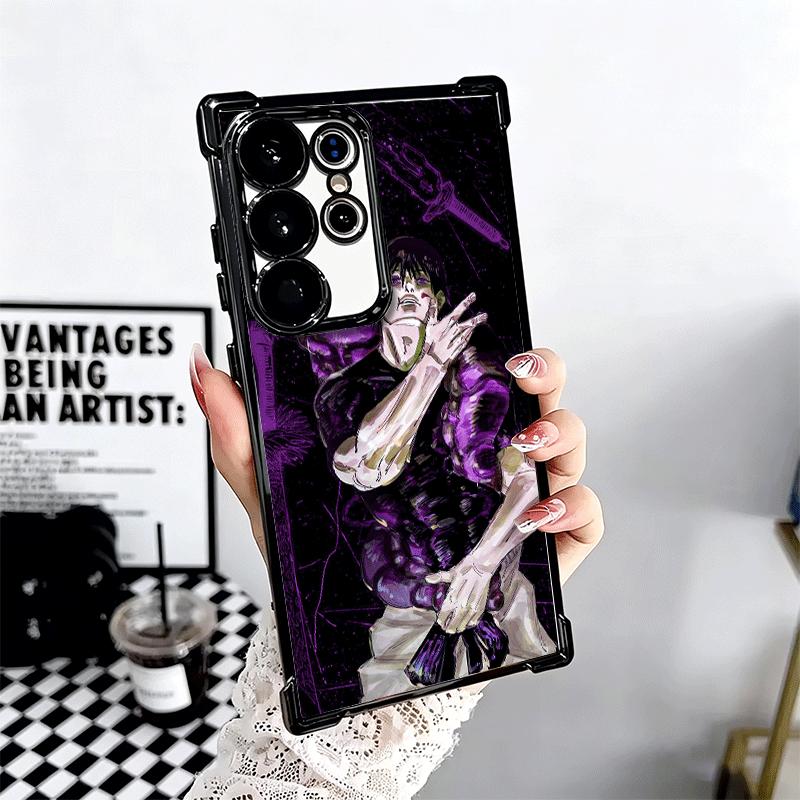 Anime Fushiguro Toji JUJUSU Plating Phone Case For Samsung Galaxy S24 S25 FE S26 Edge S23 Ultra S22 S21 Plus S20 Anti-Fall Airab