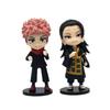 Verkauft Q Posket Jujutsu Kaisen 9cm Figur Satoru Gojo Itadori Yuji Geto Suguru Nobara Megumi Sammlungen Charakter Ornamente