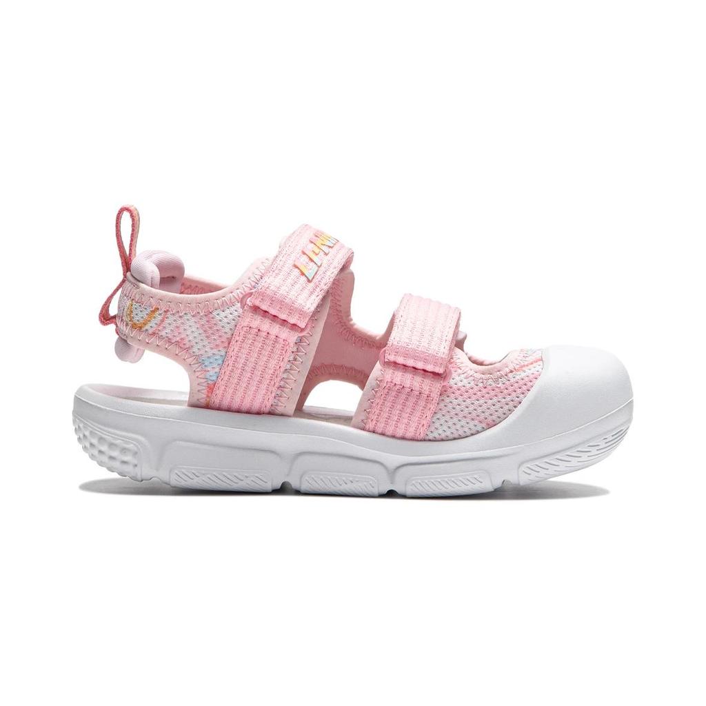 Li Ning Bequeme Atmungsaktive Strapazierfähige Schnelltrocknende Kinder Sandalen Kinder Sandalen Süß-Aprikosen-Rosa Pfirsich-Rosa YKKU020-2