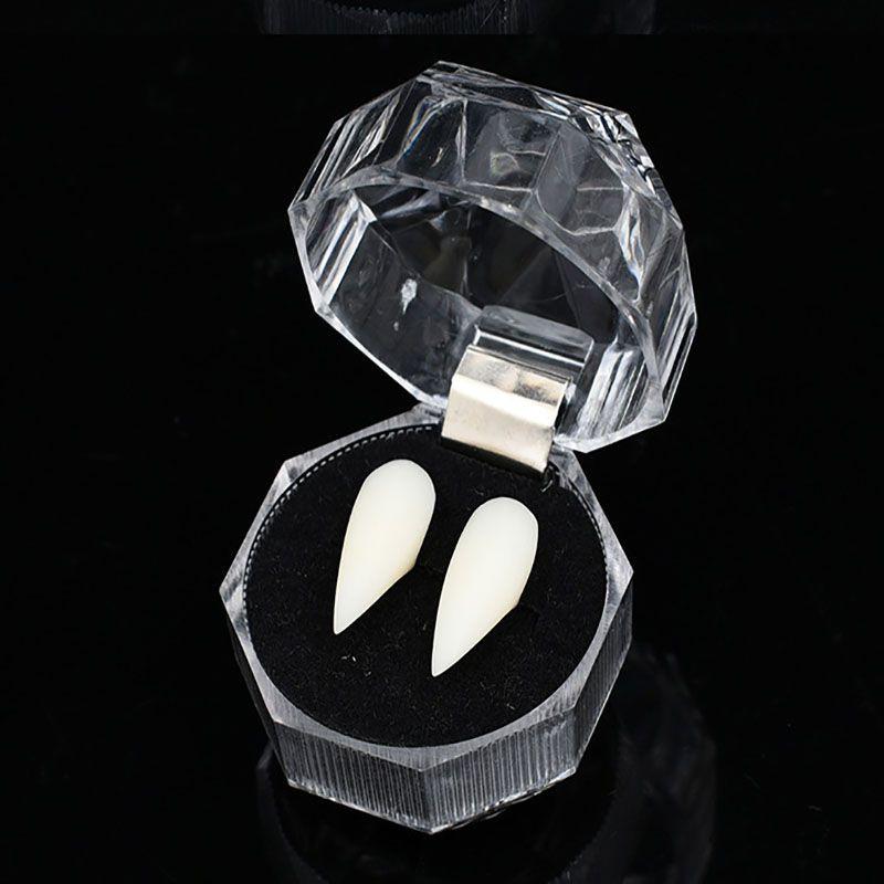 Premium Quality Halloween Cosplay Dentures Vampire Teeth With Classic Devil Fangs For Parties