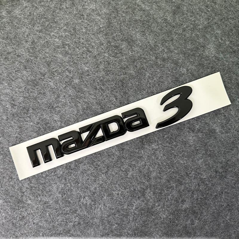 

ABS Silver Black Car Emblem Logo Badge Sticker Decal For Mazda 6 Mazda 3 Mazda6 Mazda3 accessories styling
