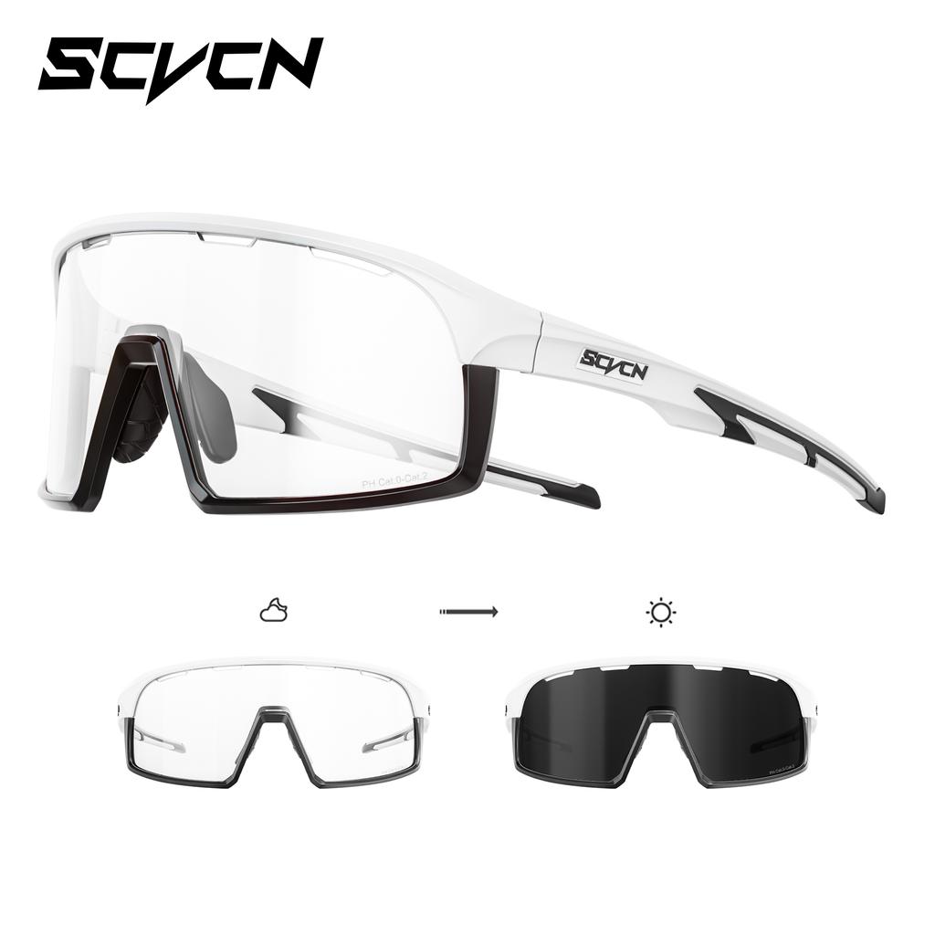 SCVCN Photochromic Cycling Sunglasses for Men Outdoor Y2k Bike Glasses Fishing Glasses Hiking Eyewear Bicycle Goggles UV400