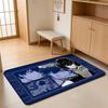 ANIME B-Bachira Meguru Floor Mat Absorbent Floor Mat Non-Slip Entrance Rug for Bathrooms Restrooms and Toilets