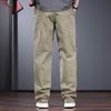 Men's Spring Summer Loose Straight-Leg Workwear Casual Pants