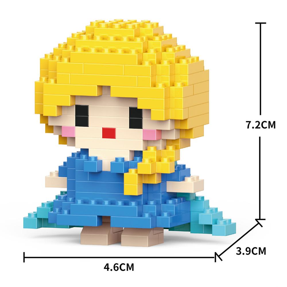 Cartoon Anime  Blocks Kuromi My Melody Cinnamoroll Mouse Building Blocks Doll Toy Kids Birthday Gift