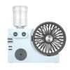 Portable Mist Table Fan Ultra-Quiet Operation Desk Fan with Cooling Mist Spray USB Rechargeable Desk Fan for Office Home Travel Bedroom