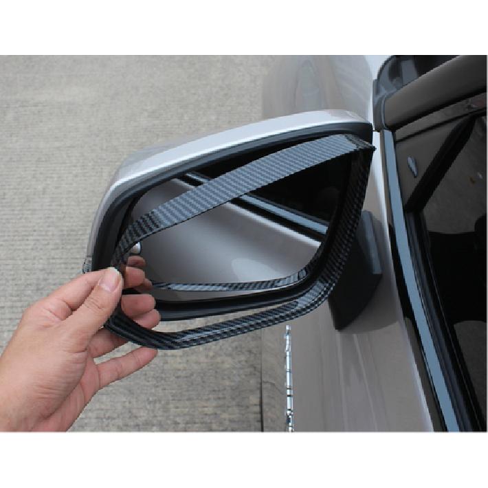 For Lexus RX350 RX450H 2016- Carbon Fiber Mirror Rain Eyebrow Trim