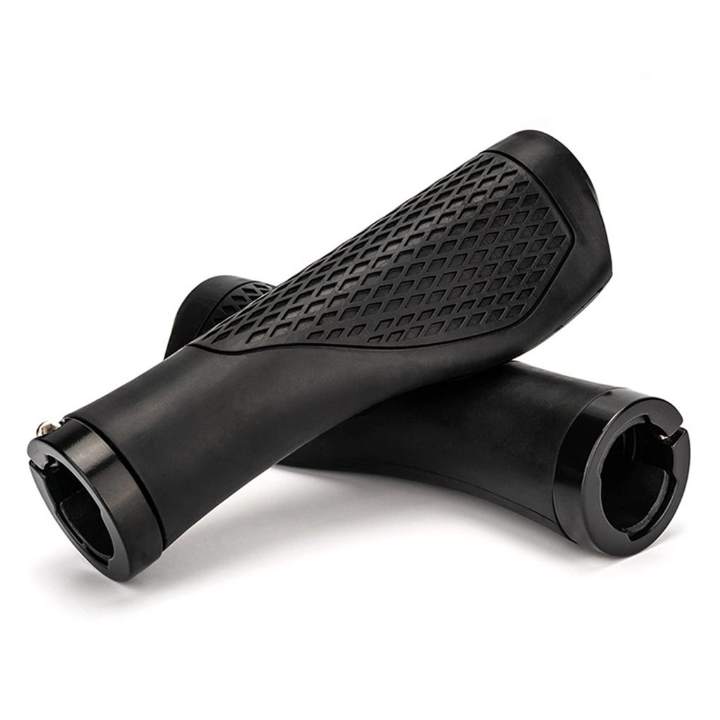 Mountain Bikes Handlebar Grips with Aluminium Locks Nonslip Cycling Handlebar Sleeve Comfortable Bicycles Handle Grips