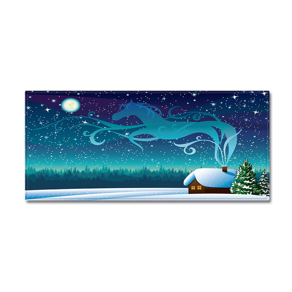 Christmas Kitchen Sand Carpet Doormat Long Floor Mat