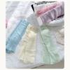 Children's Lightweight Socks Cover Leg Warmer with Ruffled Edges Macaron Color for Girls Spring Summer Wear