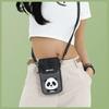 Nimmy Torebka Na Telefon Czarny/Black    Big Eyed Pet 2.0 Panda