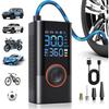 150Psi Smart Air Pump Tire Inflator Portable Air Compressor With Digital Pressure Gauge For Car Bike Motorcycle Ball