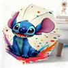 1pc Umbrella Featuring Stitch Cartoon Character, a Fully Automatic Umbrella Suitable for All Occasions, a Portable Folding Rai