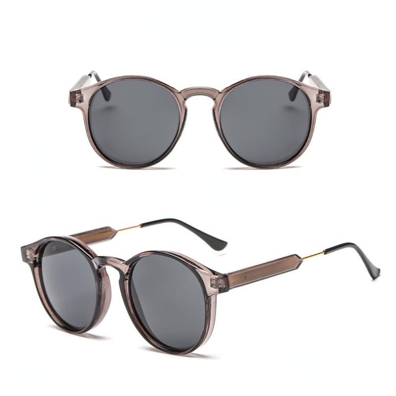 Round Metal Frame Sunglasses Unisex Outdoor UV Protection Leisure Sun Glasses Stylish Design
