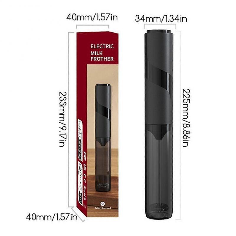 Premium Handheld Milk Frother, Powerful Electric Whisk Foam Maker for Coffee, Lattes & Matcha, Hot Chocolate Less
