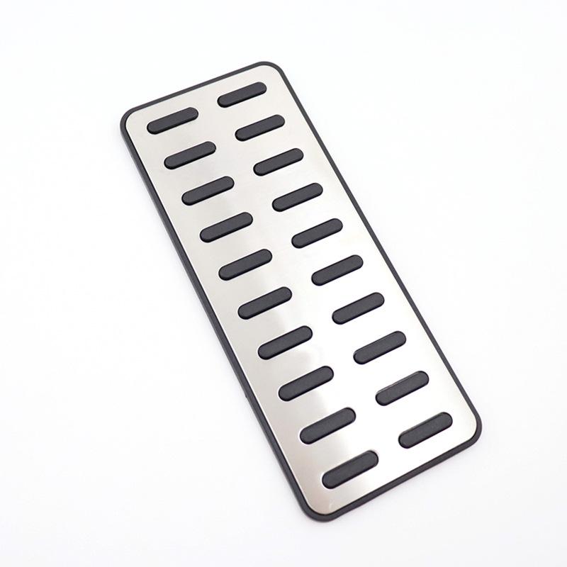Non-Slip Stripe Style Pedal Set for Mitsubishi: Accelerator, Brake, and Rest
