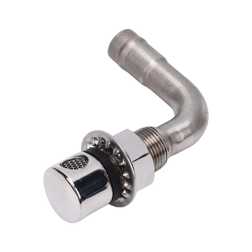 Boat Fuel Vent Stainless Steel High Efficiency Marine Grade 90 degrees  Fuel Breather Valve for 5 8 Inch Hose