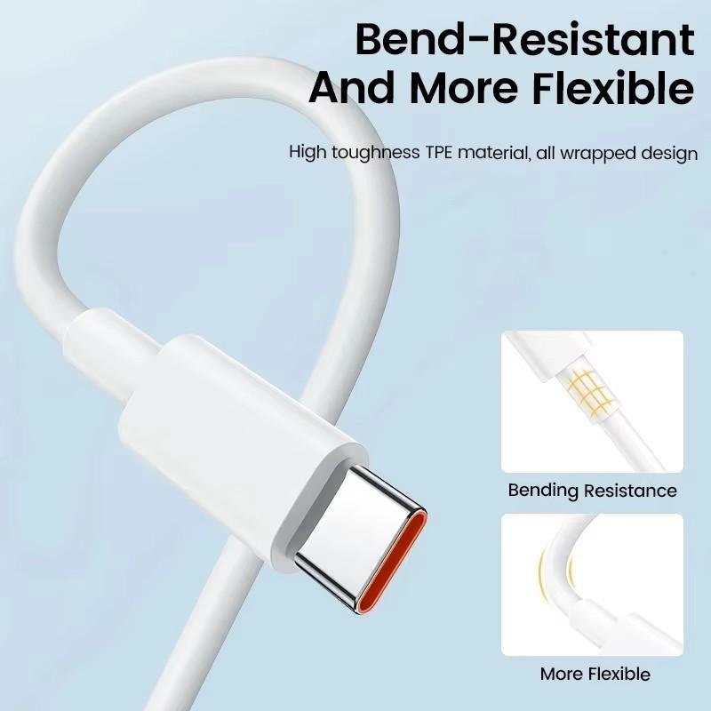 6A 67W Fast USB Charger for Xiaomi 10 11 12 Lite 13T 14 Redmi Note 10S 11S 11T 12 13 Pro POCO Turbo Charge Type C Charging Cable
