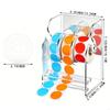 Fashionable Clear Acrylic Sticker Roll Holder Designs Portable for Quick Access and Neat Storage Solution Daily Use
