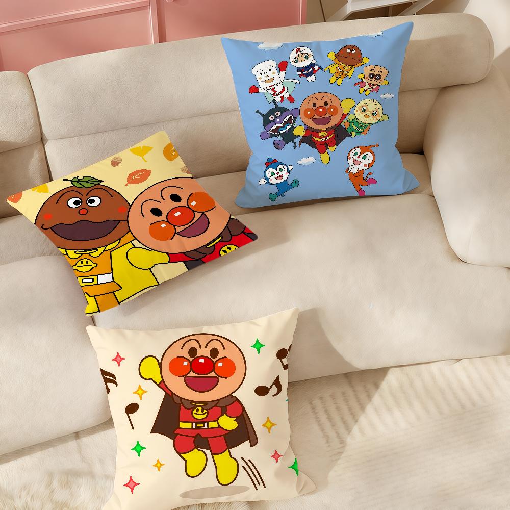 Classic Anime Aanpanman Pillow Case Suitable For Bedrooms Living Rooms Cars Home Decoration