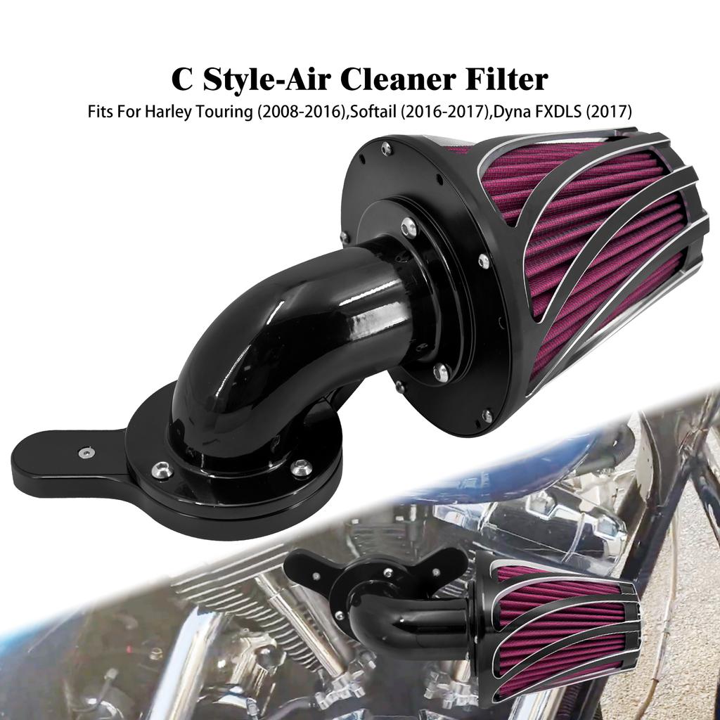 Motorcycle Air Cleaner CNC Intake Air Filter For Harley Softail Breakout Fat Boy FXLR FL Touring Glide Road King Sportster Dyna