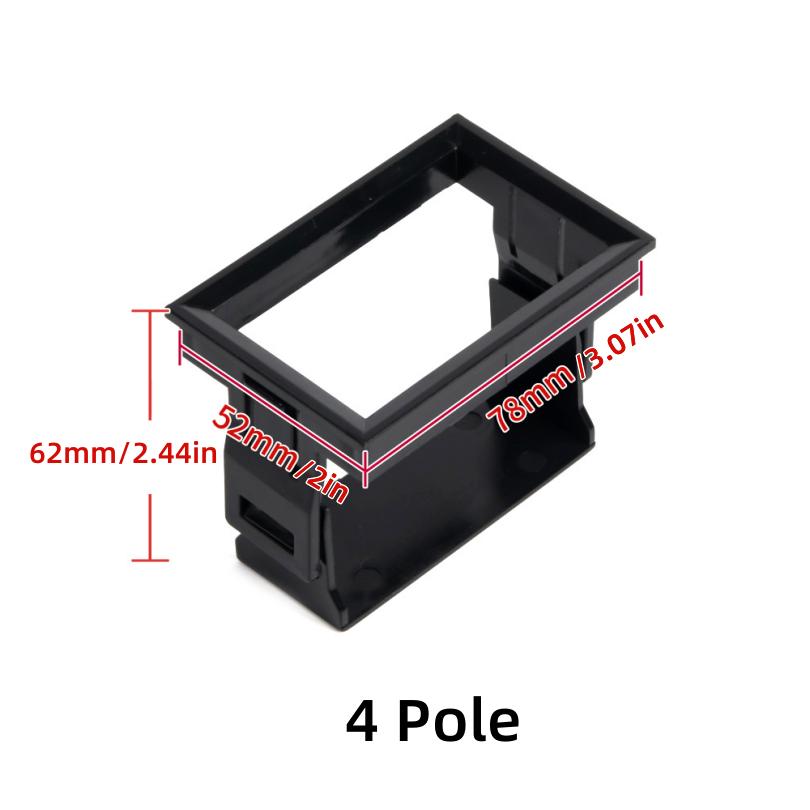 1 Piece DZ47 Miniature Circuit Breaker Panel Buckle 1P 2P 3P 4P Air Switch Buckle Mounting Bracket Fixed Frame Holes