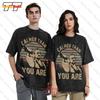 Calmer Than You Are Vintage  T-Shirt The Big Lebowski Quote Movie XB1Q