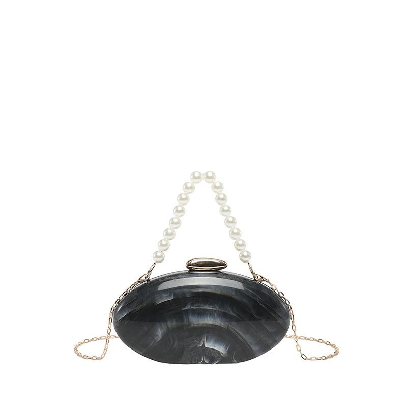 

Acrylic Box Shell Dinner Bag Women s Handheld Shoulder Bag Cross-Border Style Pure Color Spring 2026 Fashion Trend Hard Shell чёрный