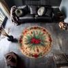 Christmas Rug Round Christmas Carpet Merry Christmas Rug Christmas Gift Christmas Décor Living Room Nonslip Floor Area Round Mat