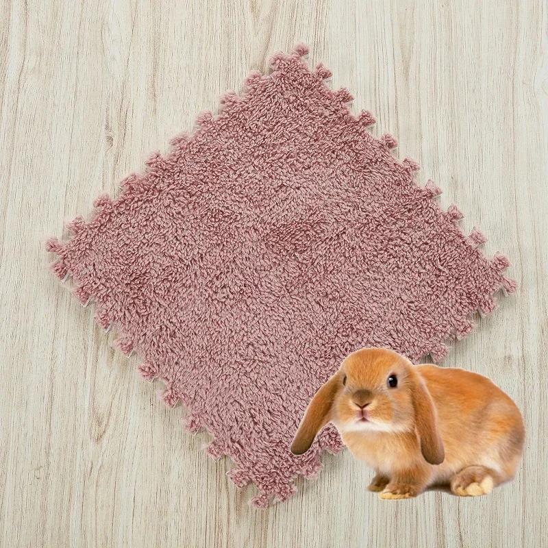 4/10Pcs Pet Pee Pad Washable Guinea Pig Pads Waterproof Rabbit Sleep Mat Blanket Bed Highly Absorbent Cage Liner Pet SleepMat