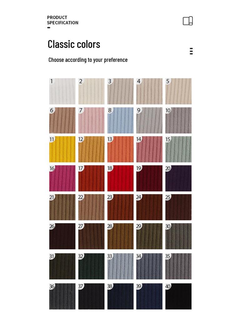 Superelastischer 6-Rippen-Kord, Hochelastisches Polyester-Imitations-Baumwollgewebe für Hosen, Taschen, Oberbekleidung, Hüte und Schuhe.