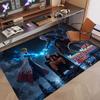 Custom Name Crystal Velvet Rug,Naruto Comfortable Anti Slip Floor Mat For Room Decoration