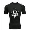 Tricou de compresie Y2K Bărbați Fitness Sală Schelet Sport Alergare Tricou Rashguard Topuri Tee Uscare rapidă Mânecă scurtă Tricou pentru Bărbați