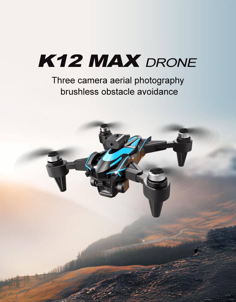 2025 Popular K12MAXDrone Professional HD Camera Aerial Photography Brushless Motor WIFI Lift Obstacle Avoidance RC Quadcopter