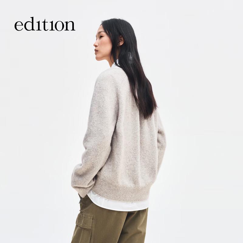 Edition Women's Wool Cashmere V-Neck Pullover Sweater