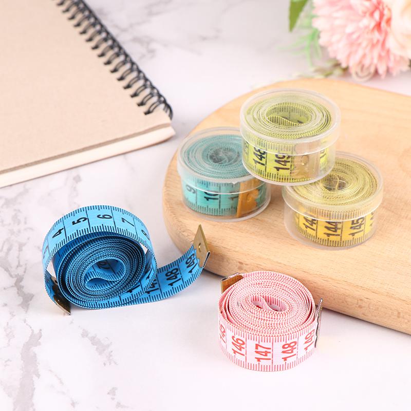 Sewing Measuring Tape Soft Random Color 150Cm/60" Body Measuring Ruler Sewing Tailor Tape Measure Centimeter Meter