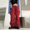 Y2K Women Streetwear Cargo Korean Harajuku Baggy Parachute Pants for Men Sweatpants Wide Leg Joggers Trousers Clothes