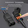 AC Power Plug with Terminal Crimping