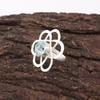 Sky Blue Topaz Gemstone Ring, Handmade Gorgeous Jewelry, 925 Solid Sterling Silver Jewelry, Bohemian Ring For Wedding Gift