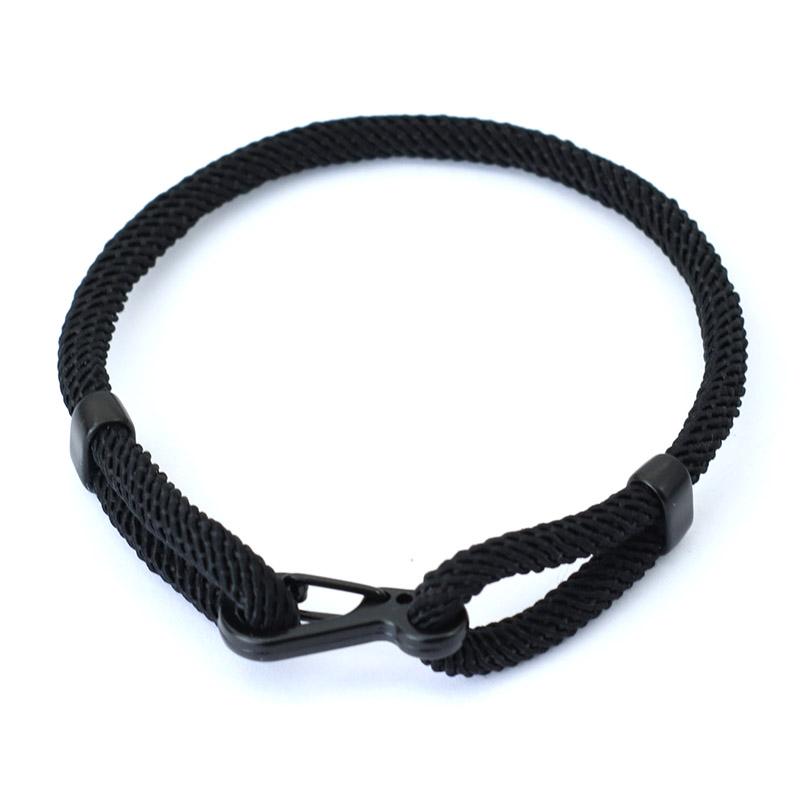 Bracelet Corde Réglable Unique Unisexe Noir Boucle Aventure Extérieure Bracelet Chanceux Rouge Bracelet Couple Bijoux Amitié Cadeau