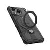 For Honor 400 Lite 5G Magnetic Case Rotating Metal Kickstand Shockproof PC+TPU Phone Back Cover