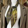 Printed Neckerchief Scarf Long Handbag Decorative Accessories Stylish Skinny Scarf  Hair Accessory