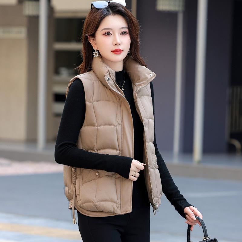 Short down cotton vest women's autumn and winter new cotton vest cotton vest cotton vest outer wear cotton vest batch