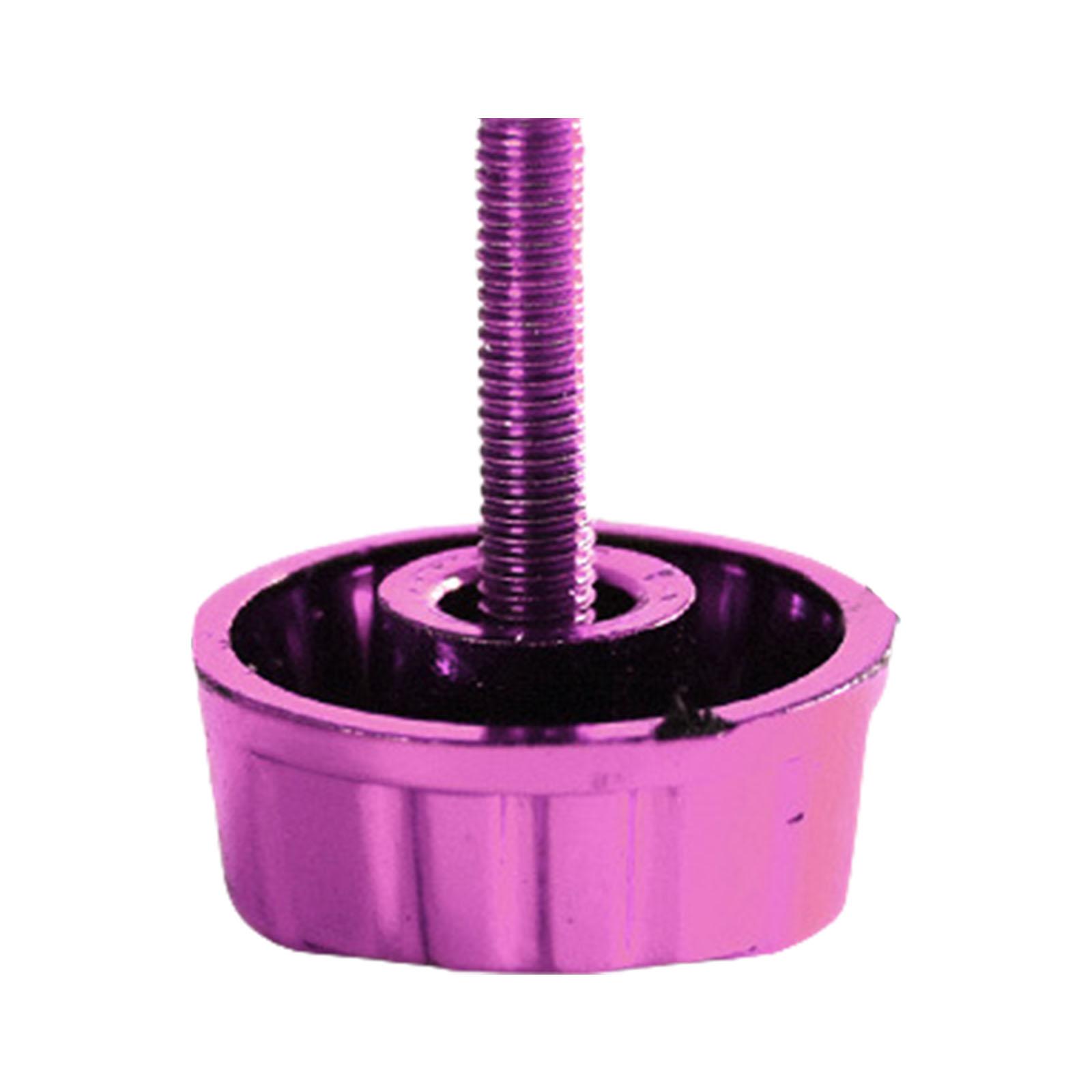 

Колпачки для винтов ручки рыболовной катушки Полуметаллическая гайка ручки рыболовной катушки Винт для ручки рыболовной катушки фиолетовый
