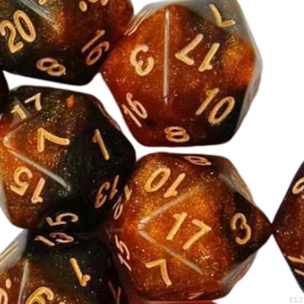 Polyhedral Dice Assortment for Interactive Gaming Sessions