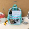 Transparent Exquisite PVC Fashion Backpacks Waterproof Durable Daily Commute School Bags hot sale Students Versatile Backpacks