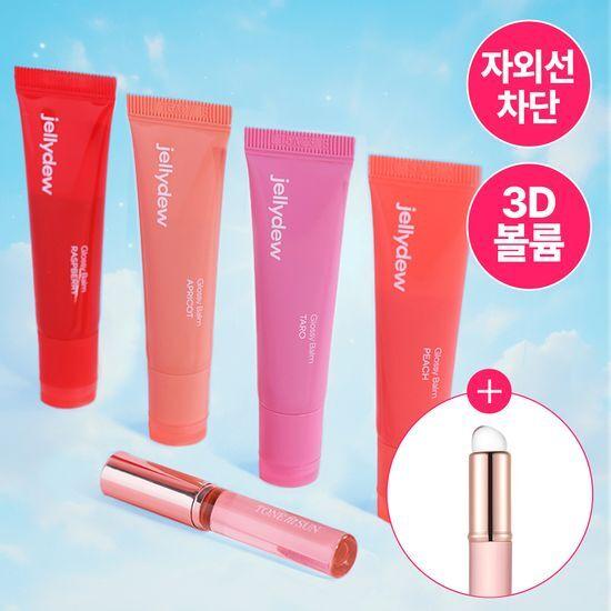 TONE fit SUN Jellydew Glossy Balm SPF10 4 colors