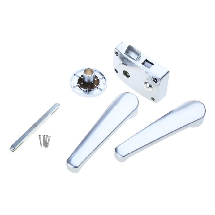 RV Toilet Door Lock Bathroom Door Lock Caravan Boat Handle Lock RV Hardware